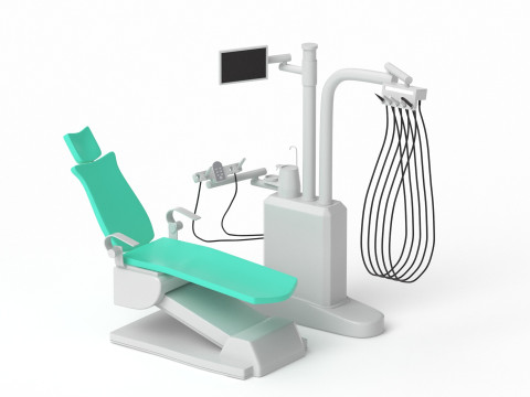 Dentist Chair 03 3D Model