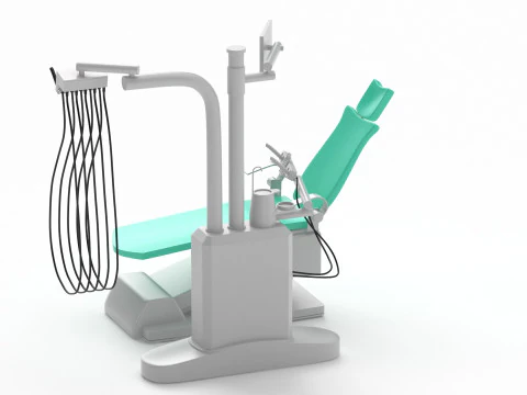 Cadeira de Dentista 03 Modelo 3D