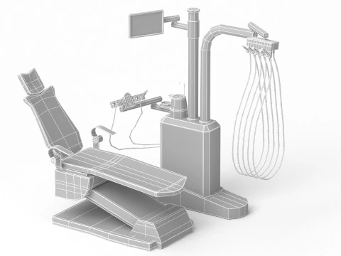 Cadeira de Dentista 03 Modelo 3D