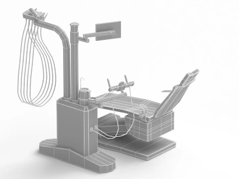 Cadeira de Dentista 03 Modelo 3D