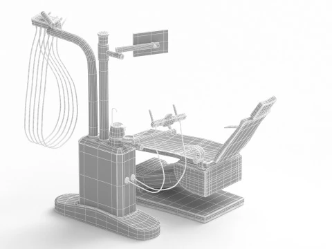 Cadeira de Dentista 03 Modelo 3D
