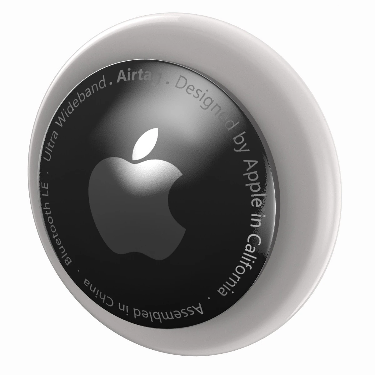 Apple AirTag 3D Model .c4d .max .obj .3ds .fbx .stl .blend 