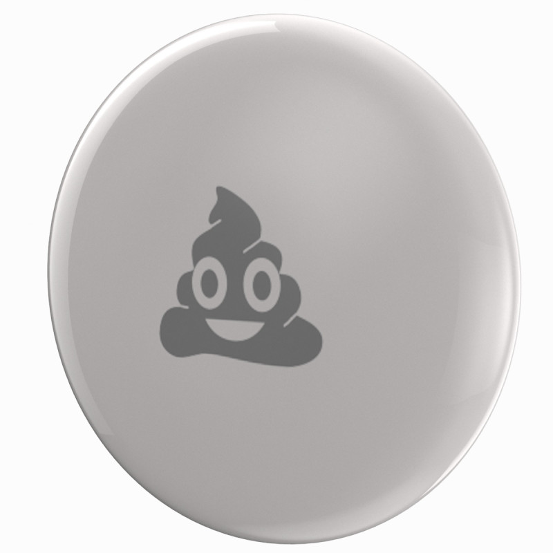 Apple AirTag Emoji Turd 3D Model .c4d .max .obj .3ds .fbx .stl .blend 