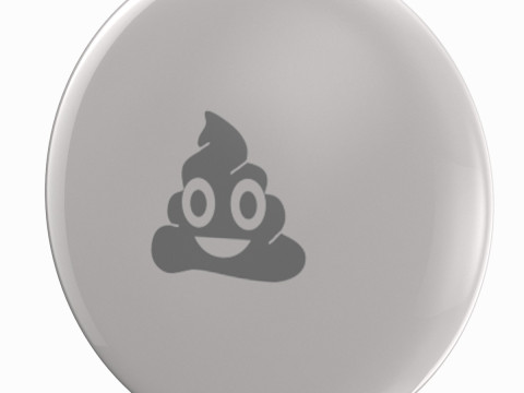 Apple AirTag Emoji Turd 3D Model