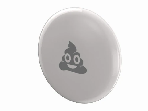 Apple AirTag Emoji Turd 3D Model