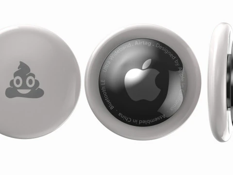 Apple AirTag Emoji Turd 3D Model