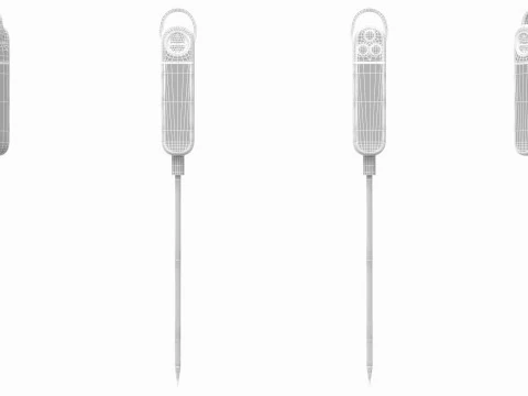 Digital Food Thermometer 3D Model