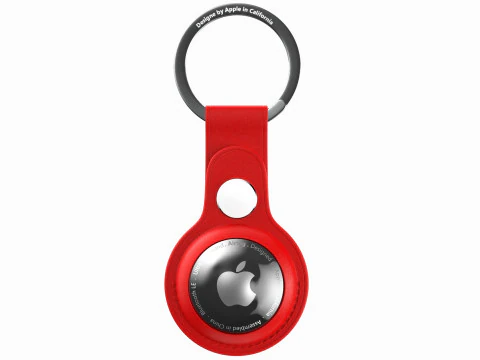 Apple AirTag Leather Key Ring Collection 3D Model