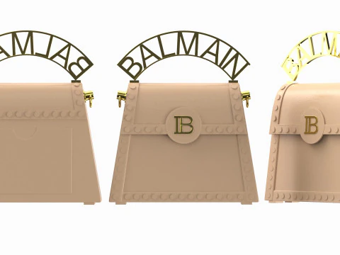 B Buzz Dynasty Small Bag Collection 3D Model