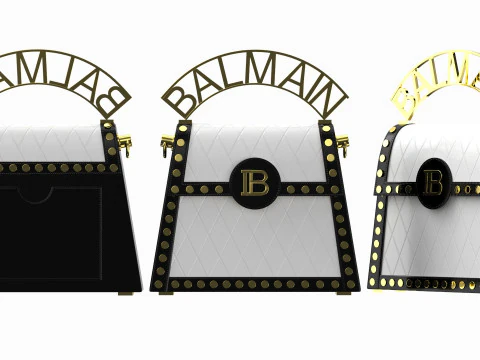 B Buzz Dynasty Small Bag Collection 3D Model