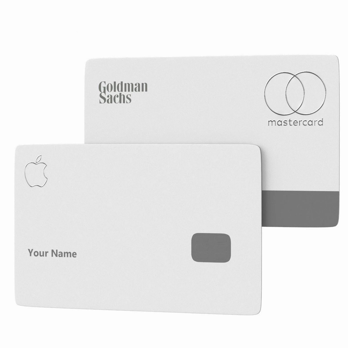 Apple Card 3D Model .c4d .max .obj .3ds .fbx .stl .blend 