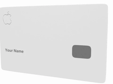 Apple Card 3D Model