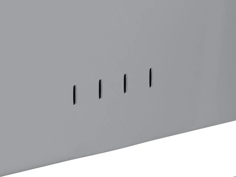Apple iMac 2023 Silver 3D Model