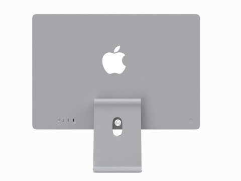 Apple iMac 2023 Silver Model 3D