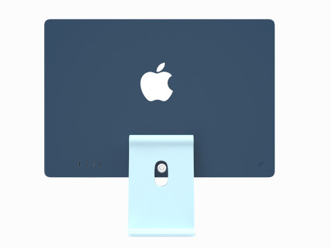 Apple iMac 2023 Blue Modelo 3D