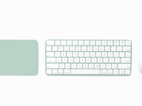 Apple iMac 2023 Green 3D Model