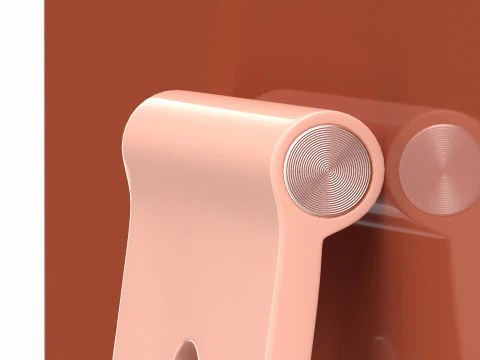 Apple iMac 2023 Orange 3D Model