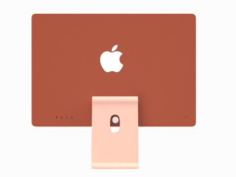 Apple iMac 2023 Orange 3Dモデル