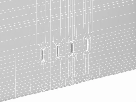 Apple iMac 2023 Purple 3D Model