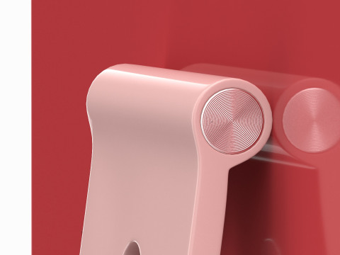 Apple iMac 2023 Red 3D Model