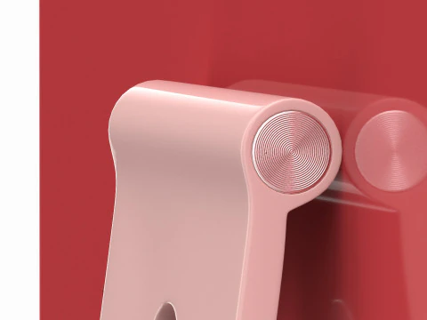 Apple iMac 2023 Red 3D Model