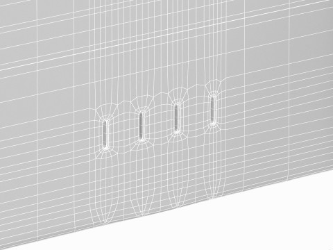 Apple iMac 2023 Red 3D Model