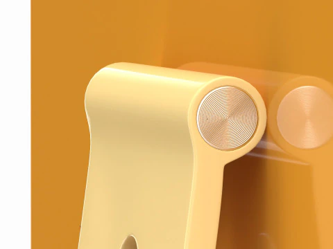 Apple iMac 2023 Yellow 3D Model