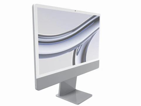 Apple iMac 2023 All Colors 3D Model