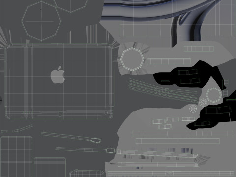 Apple iMac 2023 All Colors Modèle 3D