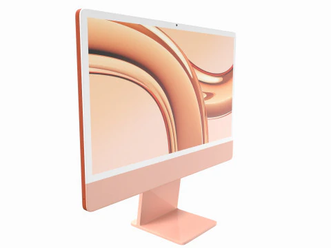 Apple iMac 2023 All Colors 3D Model
