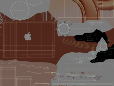 Apple iMac 2023 All Colors Modèle 3D