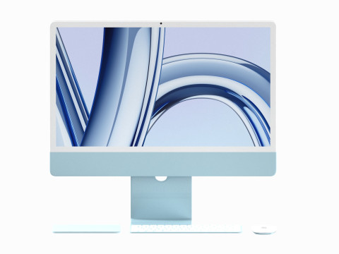 Apple iMac 2023 All Colors Modèle 3D