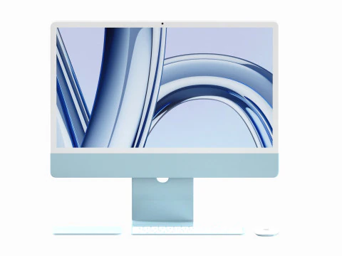Apple iMac 2023 All Colors 3D Model