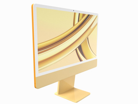 Apple iMac 2023 All Colors Modèle 3D