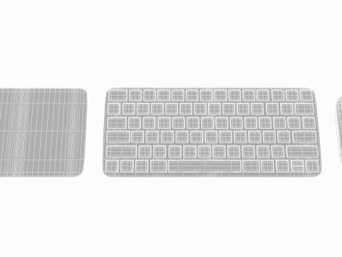 Apple iMac 2023 All Colors Modèle 3D