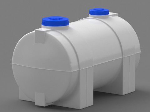 Plastic Water Tank Modelo 3D