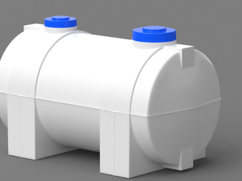 Plastic Water Tank Modelo 3D
