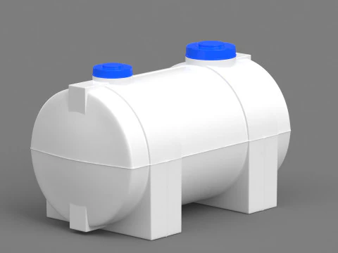 Plastic Water Tank 3D Model