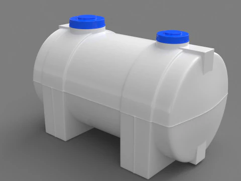 Plastic Water Tank 3D Model
