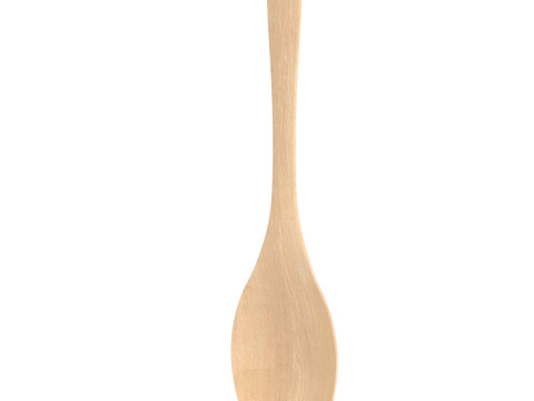 Kitchen Wooden Spoon 3D Model