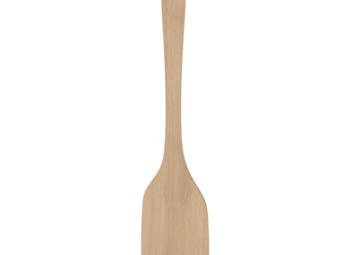 Wood Kitchen Spatula 3D Model