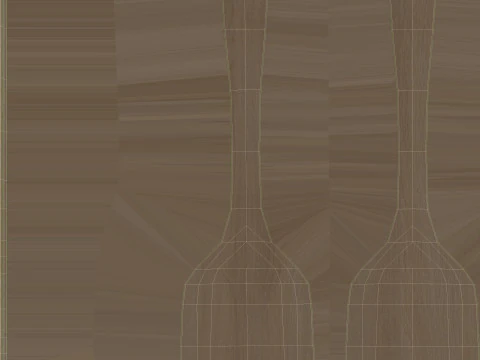 Wood Kitchen Spatula 3D Model