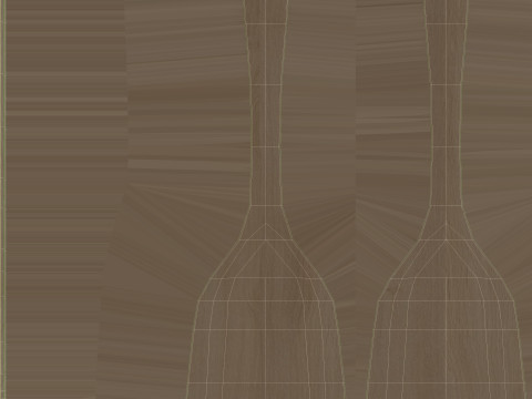 Wooden Kitchen Spatula Model 3D