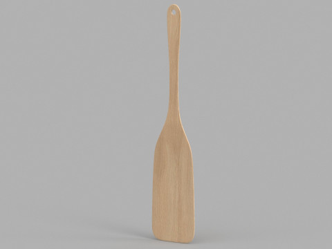 Spatule de cuisine en bois Modèle 3D