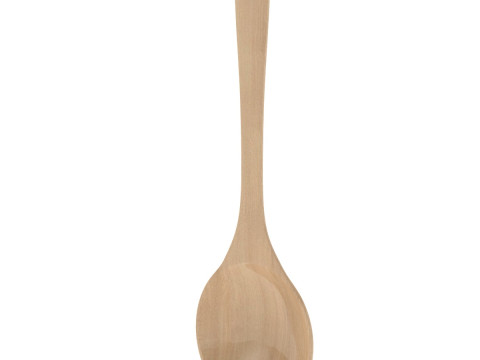 Wooden Kitchen Spoon Modèle 3D