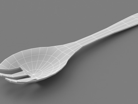 Wooden Kitchenware Collection 3D Model