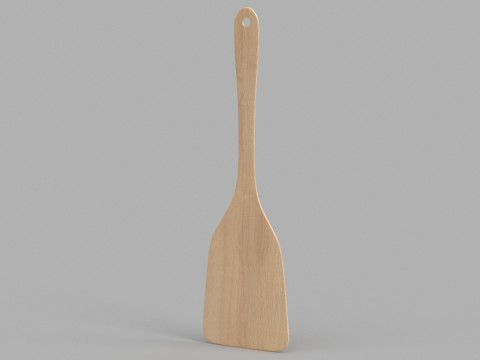Wooden Kitchenware Collection 3D Model