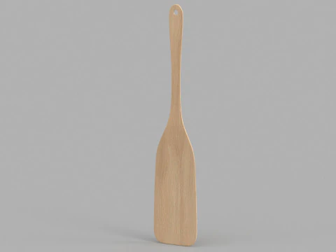 Wooden Kitchenware Collection 3D Model