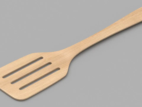 Wooden Kitchenware Collection 3D Model