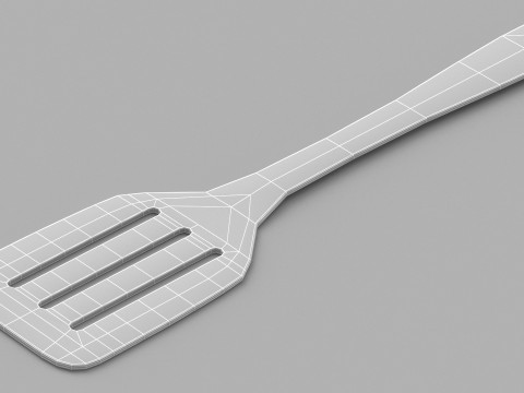 Wooden Kitchenware Collection 3D Model